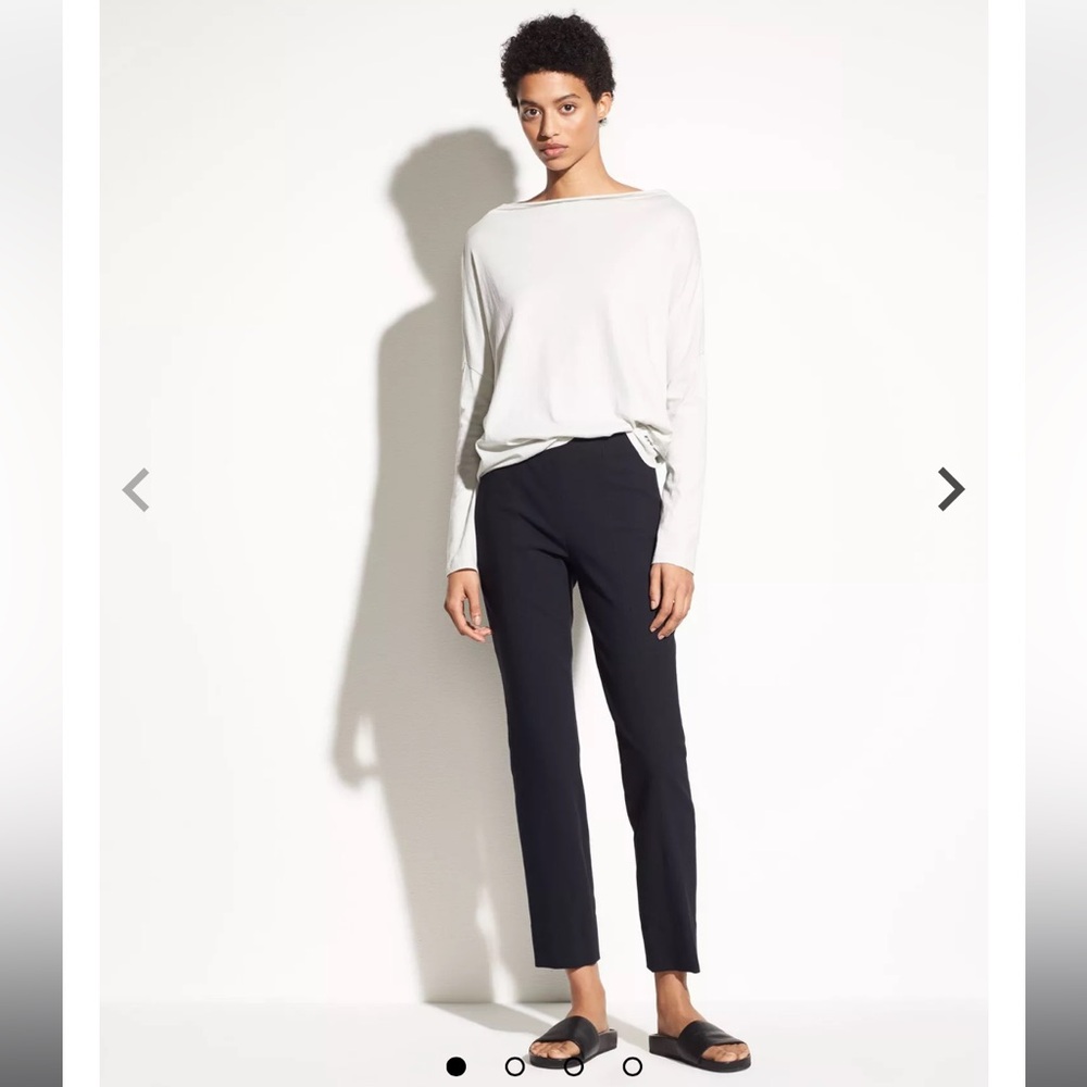VINCE Stitch Front Seam‎ Ponte Legging SIZE XS black pants